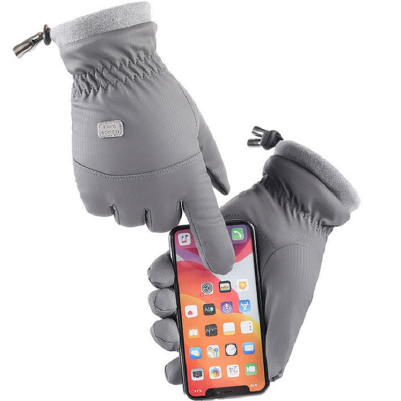 IZUS Men Water-Repellent Cold-Weather-Gloves Touchscreen Sports-Gloves Windproof Thermal-Outdoor-Mittens Winter Women - Image 5