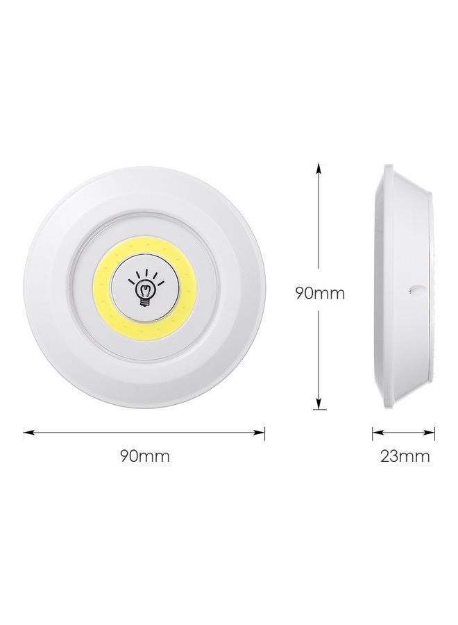 NIBEMINENT 4.5v 1W COB LED Puck Light 6 Pack White 26.5*6.6*10.6cm - Image 4