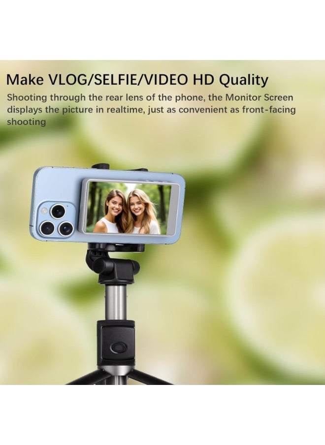 Generic Wireless Selfie Screen Compatible with iPhone, Rear Back Camera Monitor for Selfie Vlog Live Stream,Magnetic Mount Connection with Remote Control, Rear Camera for Vlog Live Stream TikTok, 4inch  - Image 5