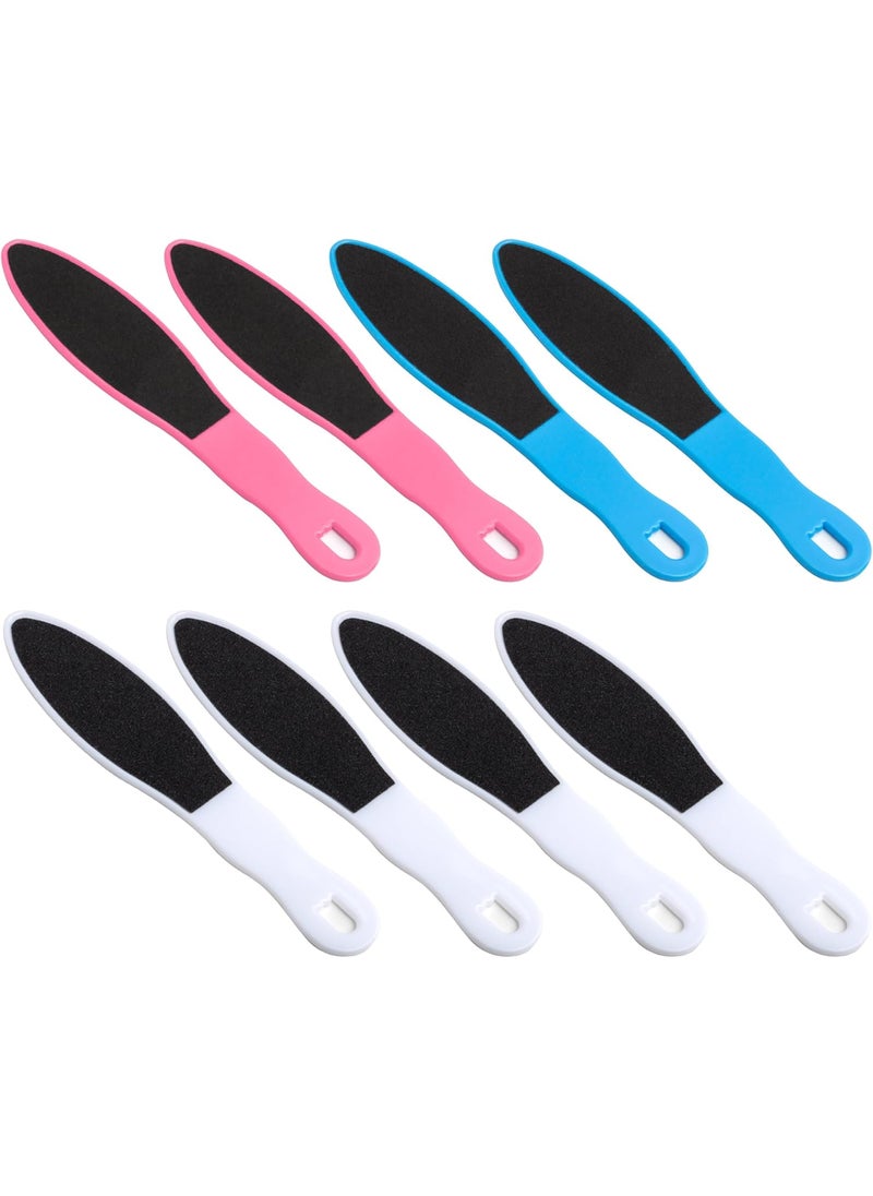 OFXDD - Foot File 8 Pcs  Professional Pedicure Tools for Cracked Heels  DoubleSided Foot Scrubber with Plastic Handle  Rasp Foot Scrubber Dead Skin Remover  Callus - Image 1