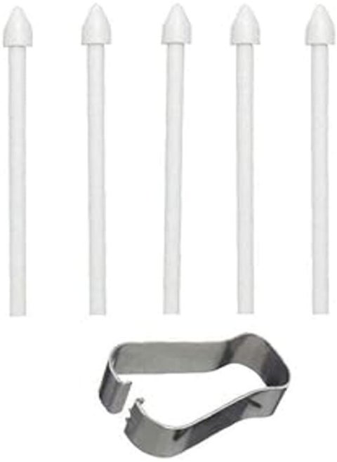 5 Pack SPen Tips,Nibs Replacement for samsung galaxy note 10,note10+,note20, note 20 ultra,tab s6,tab s6 lite, tab s7,tab s7+,tab s8 ultra s8+,s8,s21ultra,s22ultra, s23ultra,s24 ultra+Tweezers,White