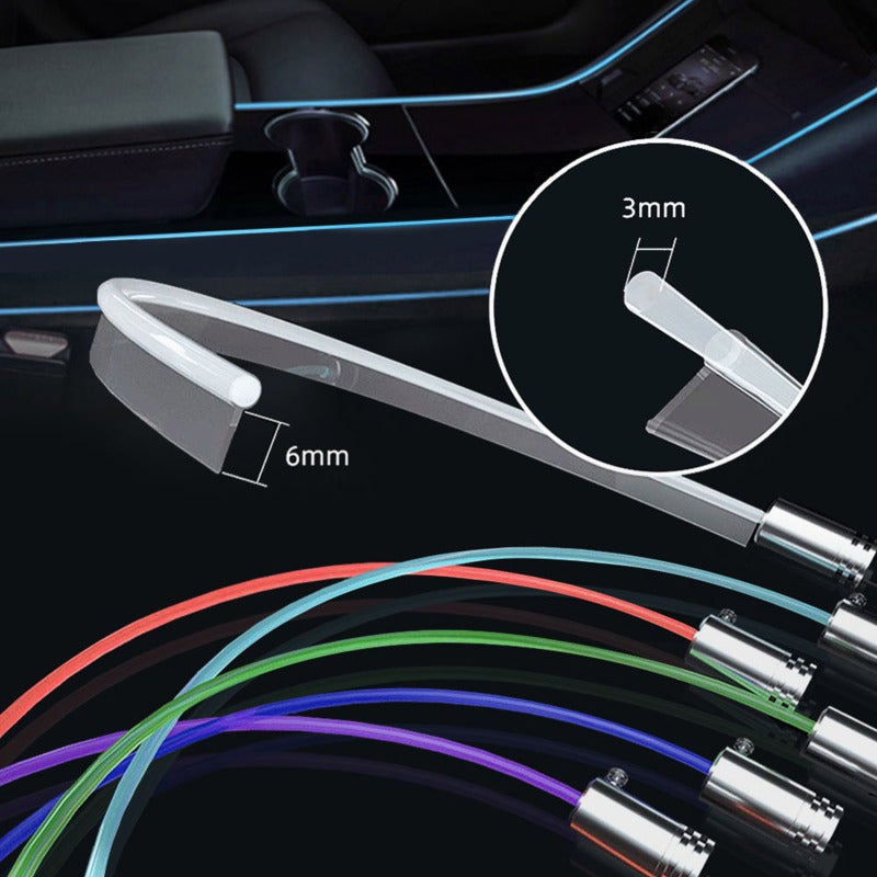 Car LED Strip DC12V Double Brightness Sound Sensor Interior Lighting - App Control 16 Million Colors 29 Preset Modes Dashboard Light for Car Center Console Interior - Image 5