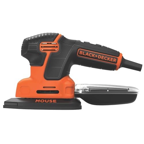 BLACK+DECKER Detail Sander, 1.2 Amp, 16,000 OPM, Compact Design, 3-Position Grip for Comfort, Includes Dust Collector, Corded (BDEMS600) - Image 3