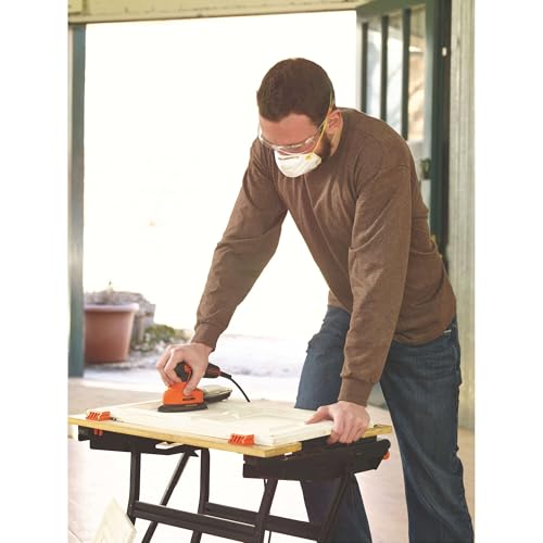 BLACK+DECKER Detail Sander, 1.2 Amp, 16,000 OPM, Compact Design, 3-Position Grip for Comfort, Includes Dust Collector, Corded (BDEMS600) - Image 5