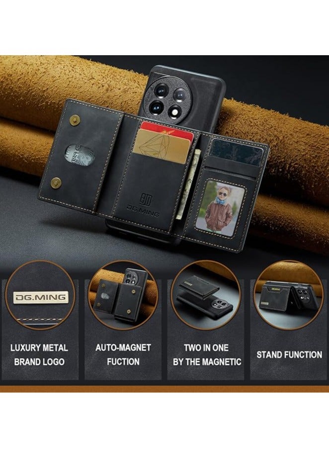 general 2-in-1 Detachable Leather Phone Case for OnePlus 11 5G Phone Case Wallet with Card Holder Men's 6.7 Inch - Image 4
