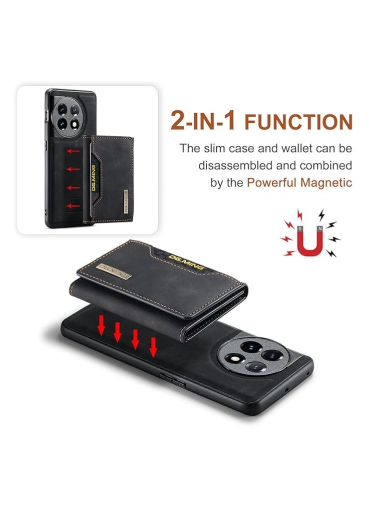 general 2-in-1 Detachable Leather Phone Case for OnePlus 11 5G Phone Case Wallet with Card Holder Men's 6.7 Inch - Image 3