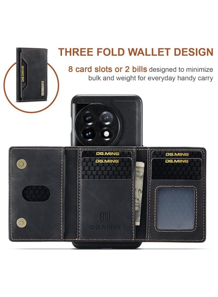general 2-in-1 Detachable Leather Phone Case for OnePlus 11 5G Phone Case Wallet with Card Holder Men's 6.7 Inch - Image 2