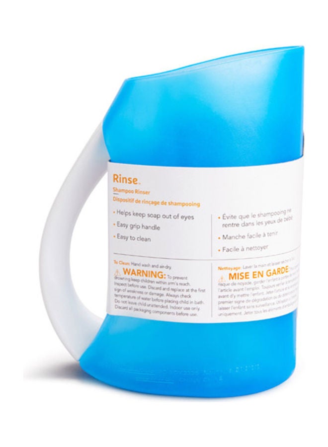 Munchkin Soft Rim Shampoo Rinser with Easy-Grip Handle, Blue - Image 3