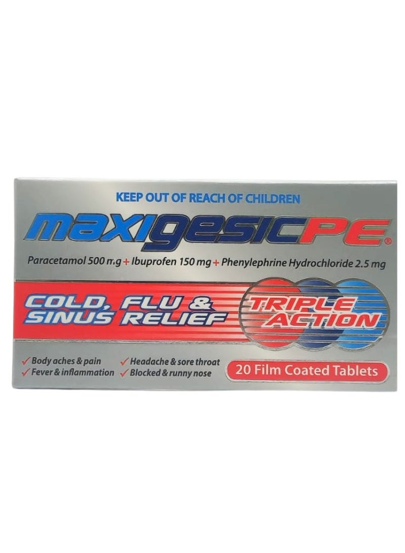 Maxigesic PE Film Coated Tablet 20'S