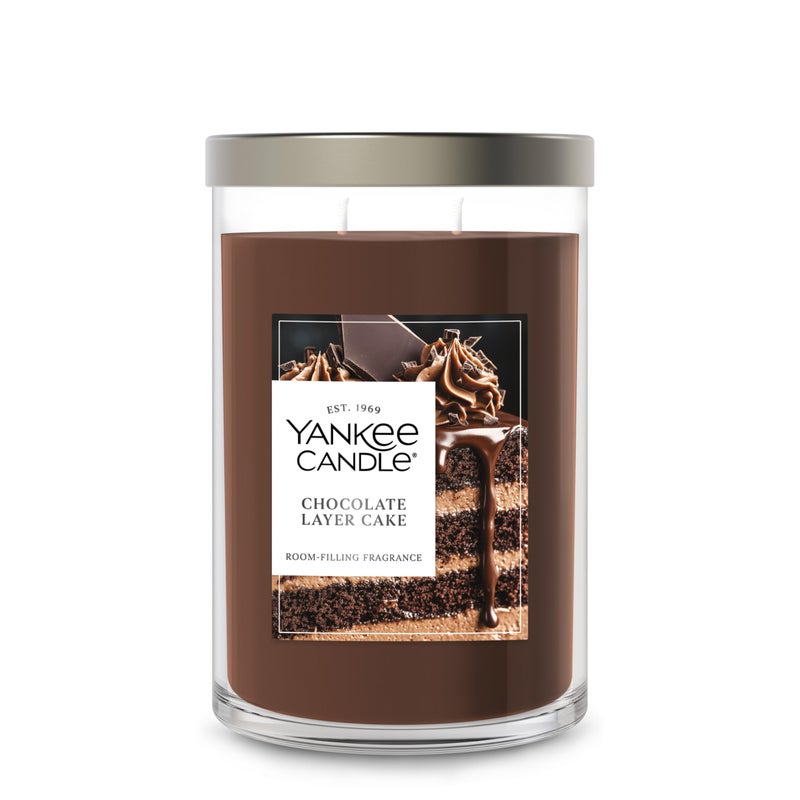 YANKEE CANDLE Yankee Candle Chocolate Layer Cake Scented Signature 20oz Large Tumbler 2Wick Candle Over 60 Hours of Burn Time