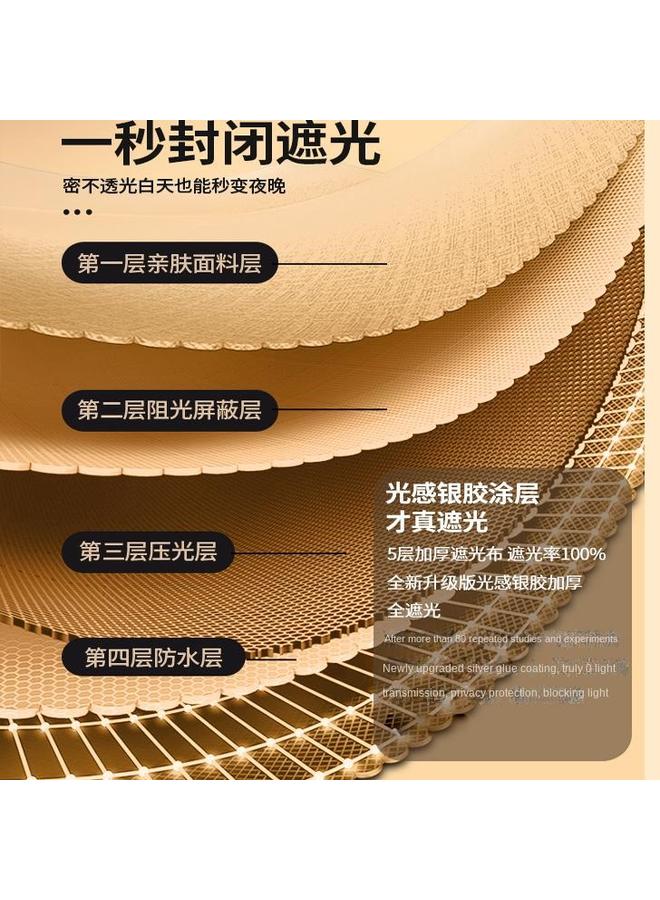 Bluejw 2N Dormitory Mosquito Net Shading Bed Curtain Integrated 2024 For College Students New Dormitory Upper Bed Upper Bed Lower Bed Single Bed - Image 2