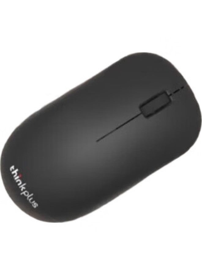 thinkpad Lenovo (Thinkplus) Wireless Mouse Business Office Portable Red Dot Mouse Ergonomic Symmetrical Design Laptop Desktop Universal - Image 1