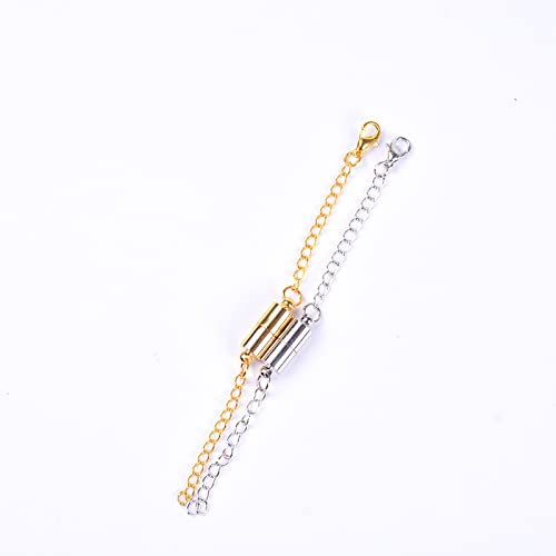 Mizeer Magnetic Necklace Extenders, Magnetic Necklace Clasps with Extender Chains - Image 4