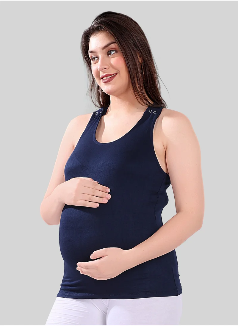 TUMMY TUMMY Maternity and Nursing Tank Top Combo Pack  of 2