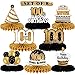 LINGTEER Happy 100th Birthday Table Honeycomb Centerpieces Cheers to 100th Birthday 100 Years Old Party Table Decorations Gift Sign - Image 3