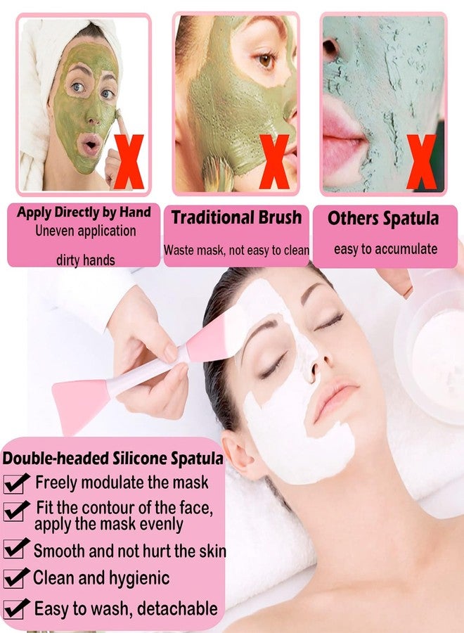 RamPula Silicone Face Mask Brush, Facial Mud Mask Applicator Brush Flexible for Applying Facial Mask,Sleeping Mask,Clay Mask,Body Lotion Mask Beauty Tools Makeup Brushes Applicator - Image 3