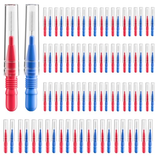 RAZOKO Interdental Brush Flossing HeadEasy Use Tooth Cleaning Tool 1Pack25mm3mm88pcs