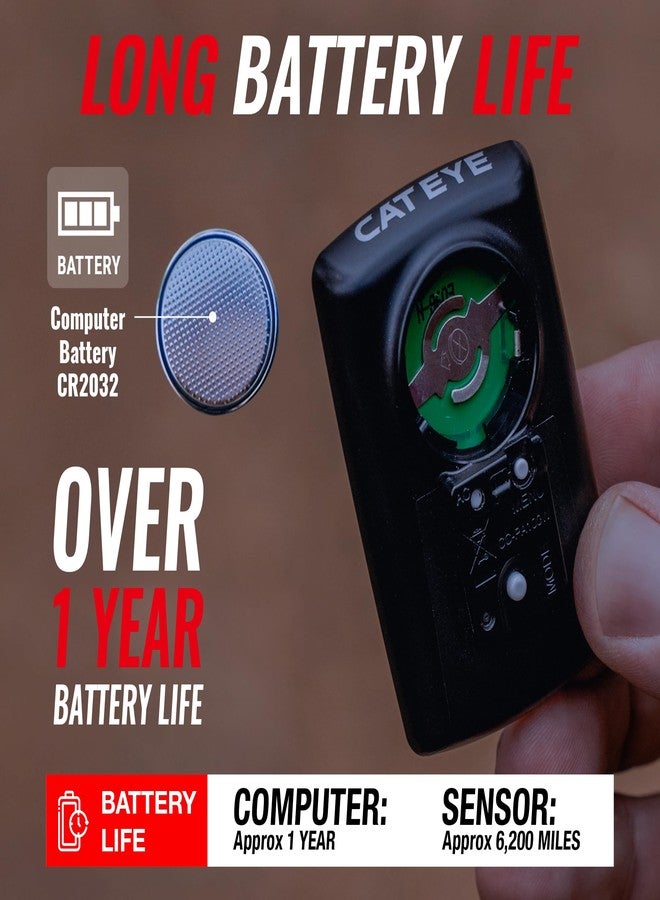 CATEYE Padrone Plus Bike Computer - Oversized Display Cyclocomputer, Wireless Speed Tracking for Cyclists, FlexTight™ Mount, Automatic Start/Stop, Backlight Display with Night Mode - Image 5