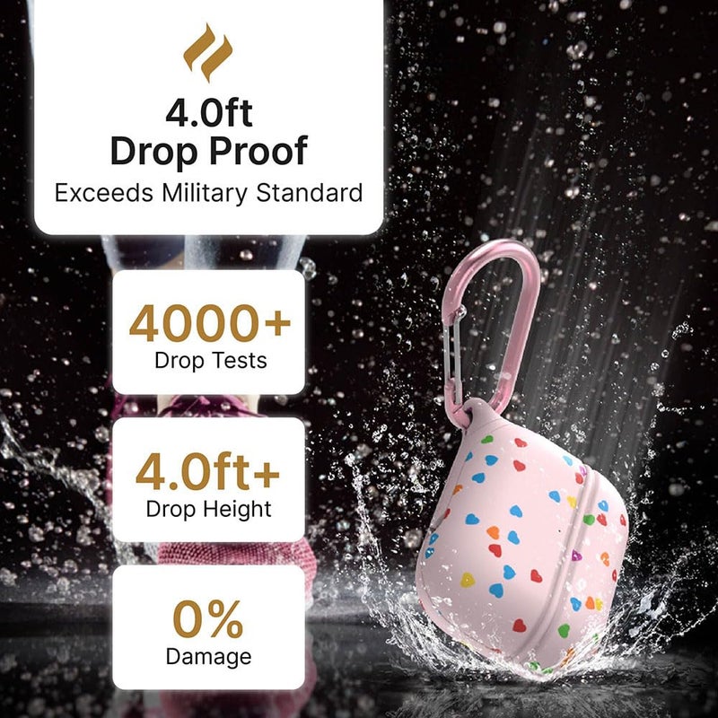 Catalyst Waterproof Case for AirPods Pro 2nd Generation and AirPods Pro 1st Generation - Wireless and USB-C Charging Compatible, One Piece Design, High Drop Protection Case with Carabiner - Image 3