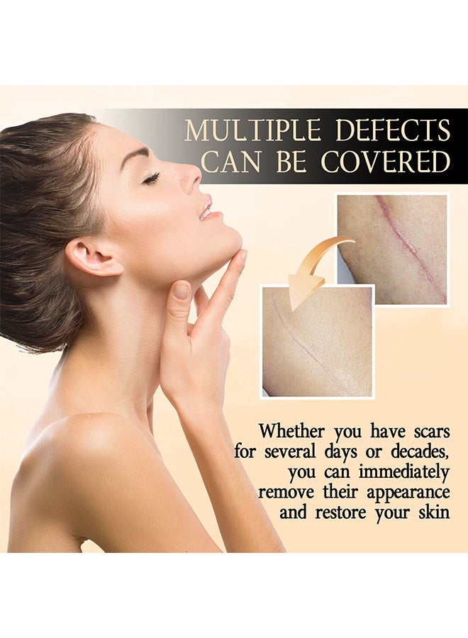 إيلهو خافي عيوب سوبر عالي ، خافي عيوب تحت العين غير مجعد بتغطية كاملة ، هايلايتر مرطب خفيف الوزن يدوم طويلا للنساء ، اصنع مظهر طبيعي ونظيف ثلاثي الأبعاد 12 جم #02 - Image 3