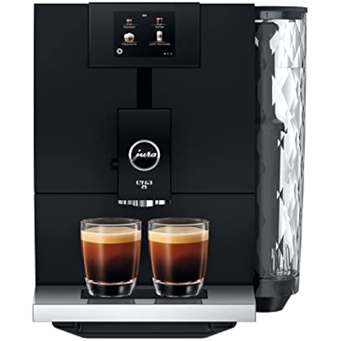 jura Ena 8 Bean To Cup Fully Automatic Coffee Machine Full Metropolitan Black - Image 3