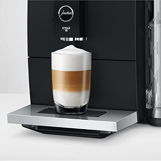 jura Ena 8 Bean To Cup Fully Automatic Coffee Machine Full Metropolitan Black - Image 5