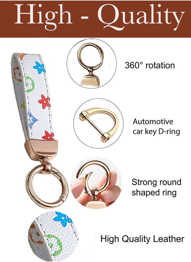 Elegant metal and plaid leather keychain set with a fluffy faux fur pom-pom and Mickey charm. Stylish keychain for women, featuring golden accents and multiple key rings for functionality. Includes a plaid leather strap and matching accessories, making it a perfect gift choice. - pzsku/ZC623DD23A4B8BA8AEB6DZ/45/_/1735328618/55effdb4-f9ee-41a7-8f77-9ac0fe31e4bc