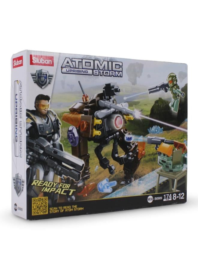 Sluban Atomic Uprising Storm Patrol Robot Building Blocks Set - 174 Pcs - Image 1