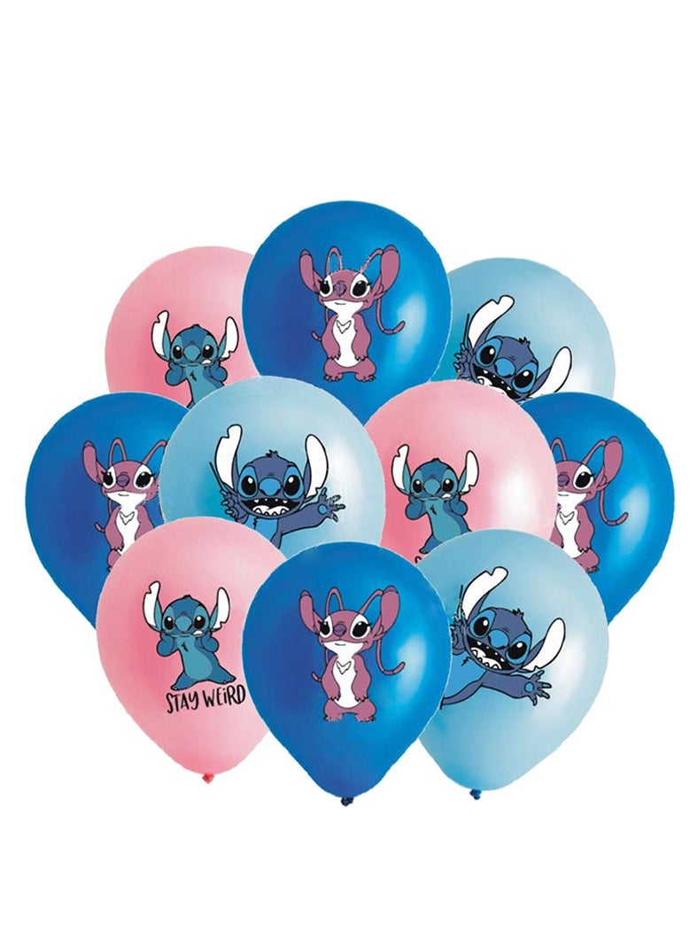 Party Star Baby Themed Birthday Party Stitch Party Decoration Balloon Banner Banner Cake Insert Set - Image 2