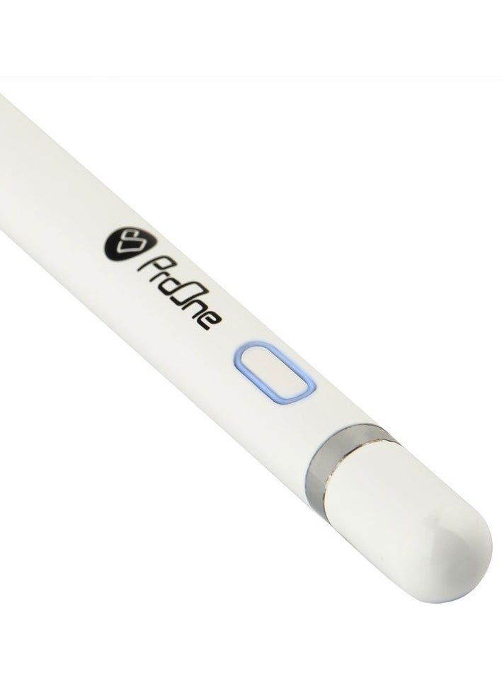 ProOne - ProOne  Active Stylus Pen 1.45mm Fine Tip for iPad, iPhone, Samsung Tablets | Precision, No Lag, Rechargeable | Compatible with All Android & iOS Capacitive Touchscreens | Ideal for Drawing, Note - Image 1