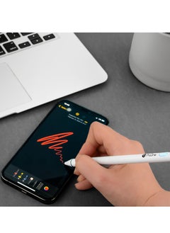 ProOne ProOne  Active Stylus Pen 1.45mm Fine Tip for iPad, iPhone, Samsung Tablets | Precision, No Lag, Rechargeable | Compatible with All Android & iOS Capacitive Touchscreens | Ideal for Drawing, Note  - Image 4