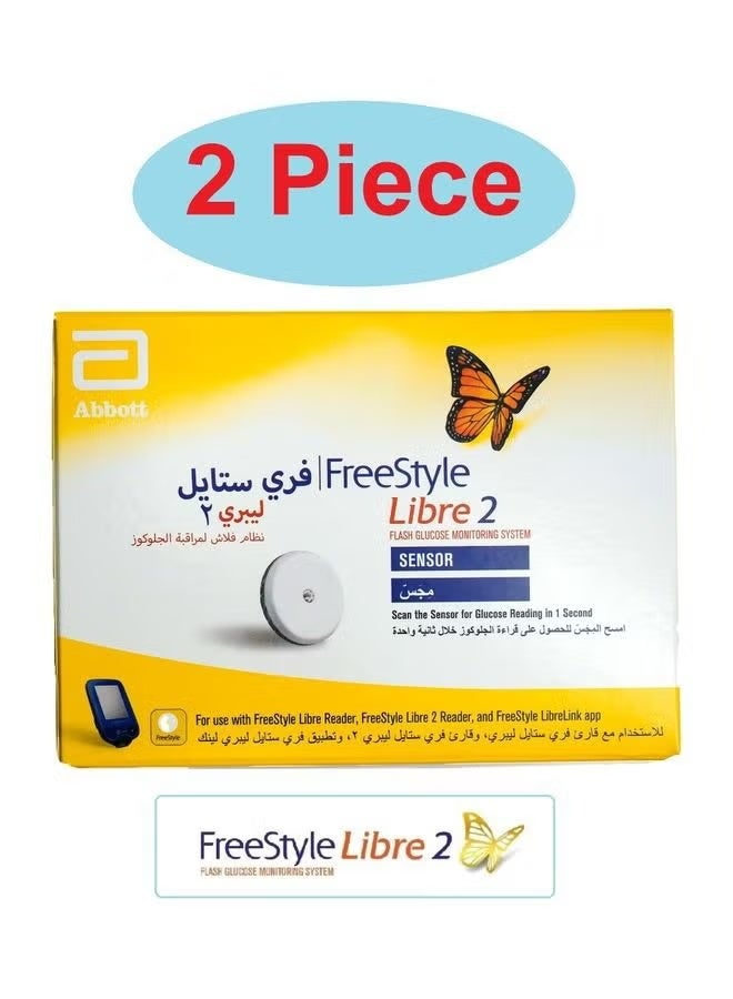 Abbott 2-Piece Freestyle Libre2 Glucose Sensor - Image 1