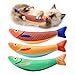 Potaroma Cat Toys Saury Fish 3 Pack Catnip Crinkle Sound Soft and Durable Interactive Kitten Kicker for Indoor Kitty Exercise 94 Inches for All Breeds - Image 3