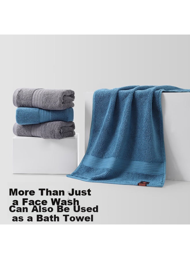 Grace Men's Thickened Pure Cotton Towel 150g*2pcs Xinjiang Cotton 100% Pure Cotton Towel, Not Easy To Shed, For Face Washing And Bathing - Image 5
