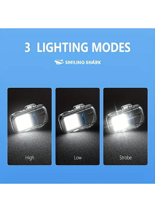 Smiling Shark TIP 066 Black USB C Rechargeable Plasma Lighter And COB LED Flashlight - Image 5