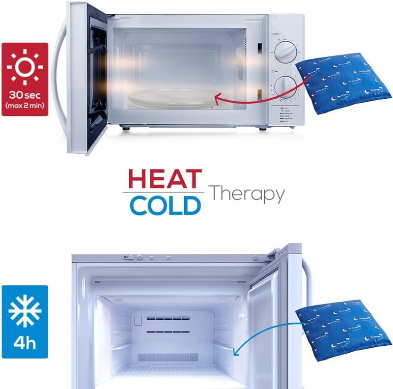 Magic Bag The Original Practical Heating Compress - Hot/Cold Therapy for Stomach Pain Relief, 11" x 9.5" - Image 4