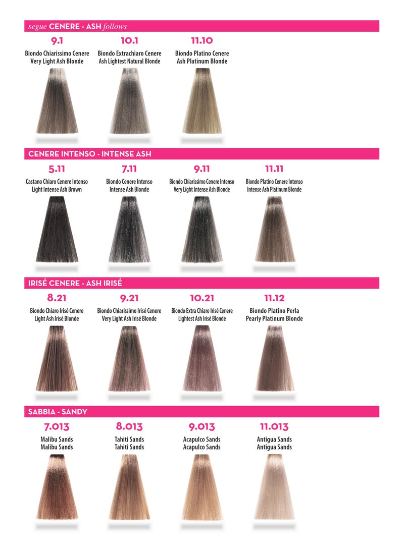 Barex Italiana - JOC Color - Hair Colouring Cream 100 ML | 9.21 Very Light Ash Irise Blonde - Image 1