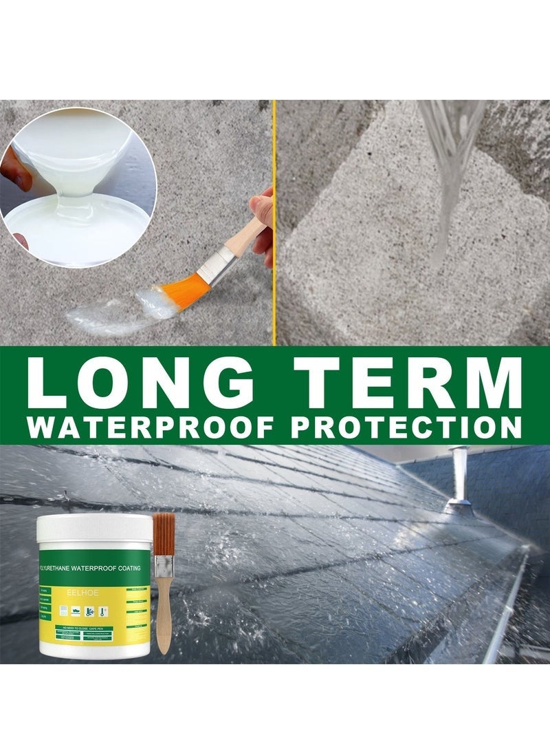 EELHOE Invisible Sealant Agent100g, Waterproof Sealant, Transparent Leak Repair, Waterproof Glue, Super Adhesive Sealant for Crack Leak, Bathroom, Kitchen, Interior and Exterior Brush Repair - Image 4