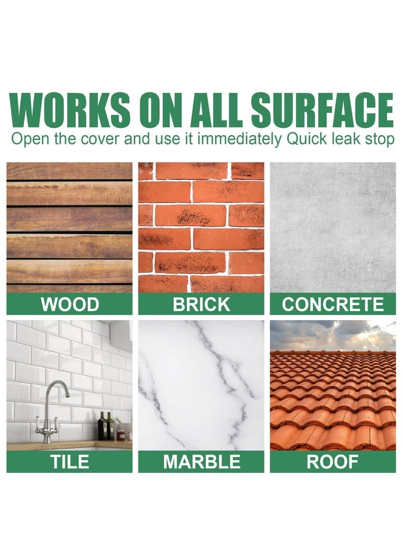 EELHOE Invisible Sealant Agent100g, Waterproof Sealant, Transparent Leak Repair, Waterproof Glue, Super Adhesive Sealant for Crack Leak, Bathroom, Kitchen, Interior and Exterior Brush Repair - Image 5