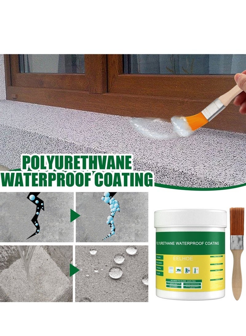 EELHOE Invisible Sealant Agent100g, Waterproof Sealant, Transparent Leak Repair, Waterproof Glue, Super Adhesive Sealant for Crack Leak, Bathroom, Kitchen, Interior and Exterior Brush Repair - Image 2