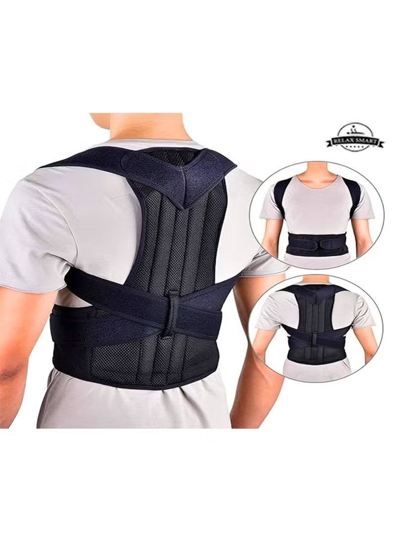 ZONBON Back Support Belt & Posture Corrector for Men – Orthopedic Lumbar Corset and Spine Brace for Pain Relief, Posture Alignment, and Back Support - Image 1