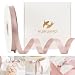 HUIHUANG Dusty Rose Rose Satin Ribbon 12 inch X 50 Yards Continuous Dusty Pink DoubleFaced Satin Ribbon for Gift Wrapping Bows DIY Crafts Flower Bouquet Wedding Bridal Shower Decor - Image 2