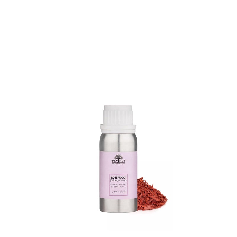 Devinez Indian Rosewood Essential Oil (100ml) - 100% Pure & Natural (Dalbergia Sissoo / Sheesham) in Premium Aluminum Bottle for Men's Grooming, Skin Repair, Meditation & DIY Perfume - Dry Woody Earthy Aroma - Image 3