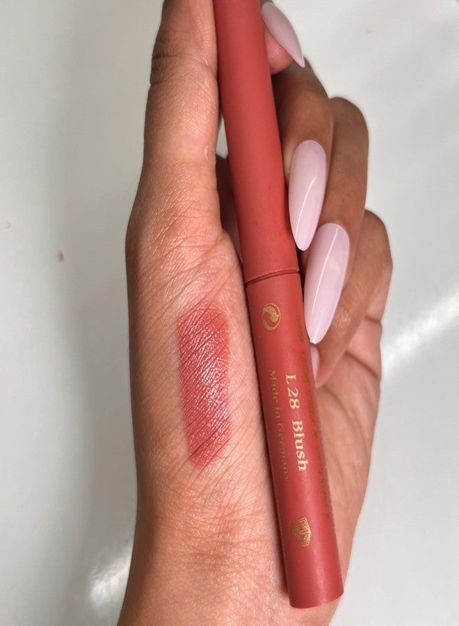 Just Gold Long Lasting Matte Finish Creamy matte lipstick with nourishment of vitamin E and Aloe vera L28 Blush - Image 5