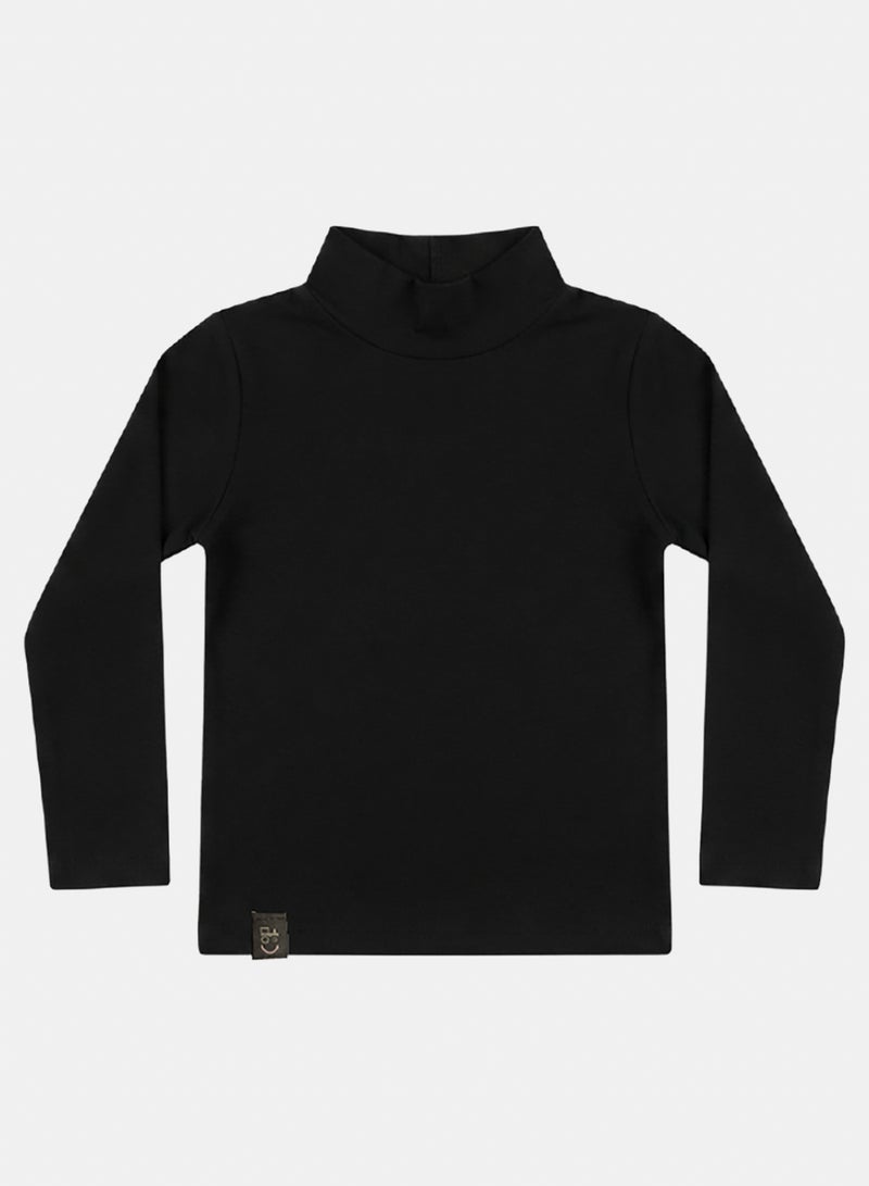 OWNKIDS Basic Cotton High Neck T-shirt - Image 1