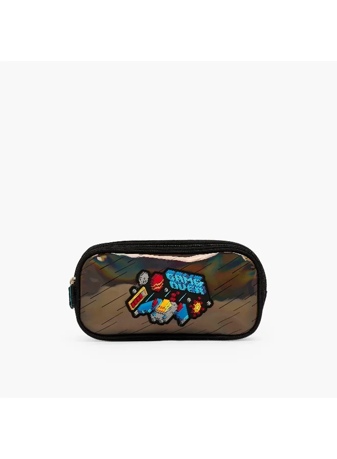 Lifestyle Pouch-Game Over-2 Cmprt (600D/Pvc) Multicolor \ 23X10X6