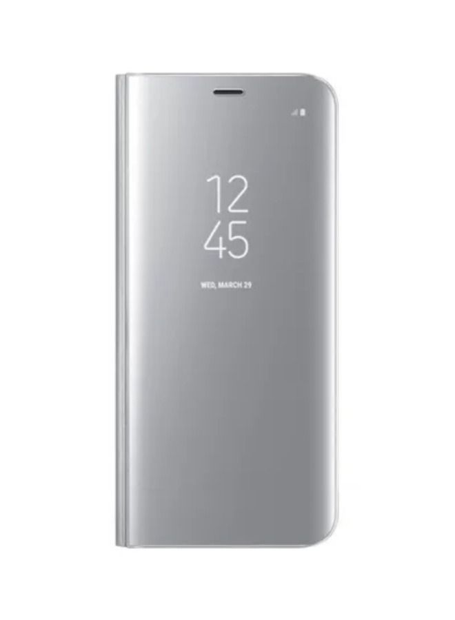 Clear View Standing Flip Cover For Samsung Galaxy S8 - Image 1