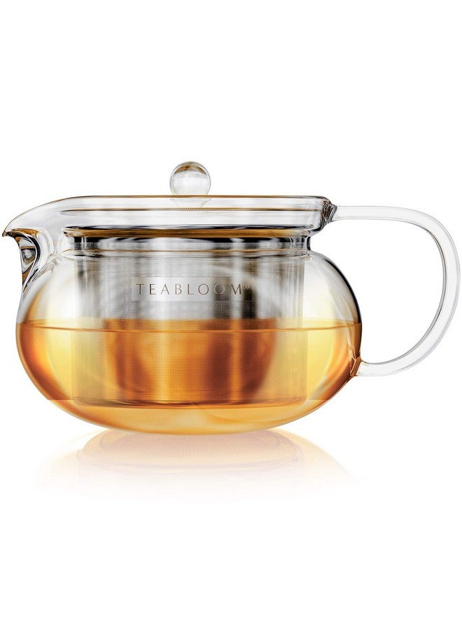 Teabloom Kyoto 2-in-1 Tea Kettle and Tea Maker - Glass Teapot with Removable Loose Tea Infuser - Tea Connoisseur's Choice - Image 1