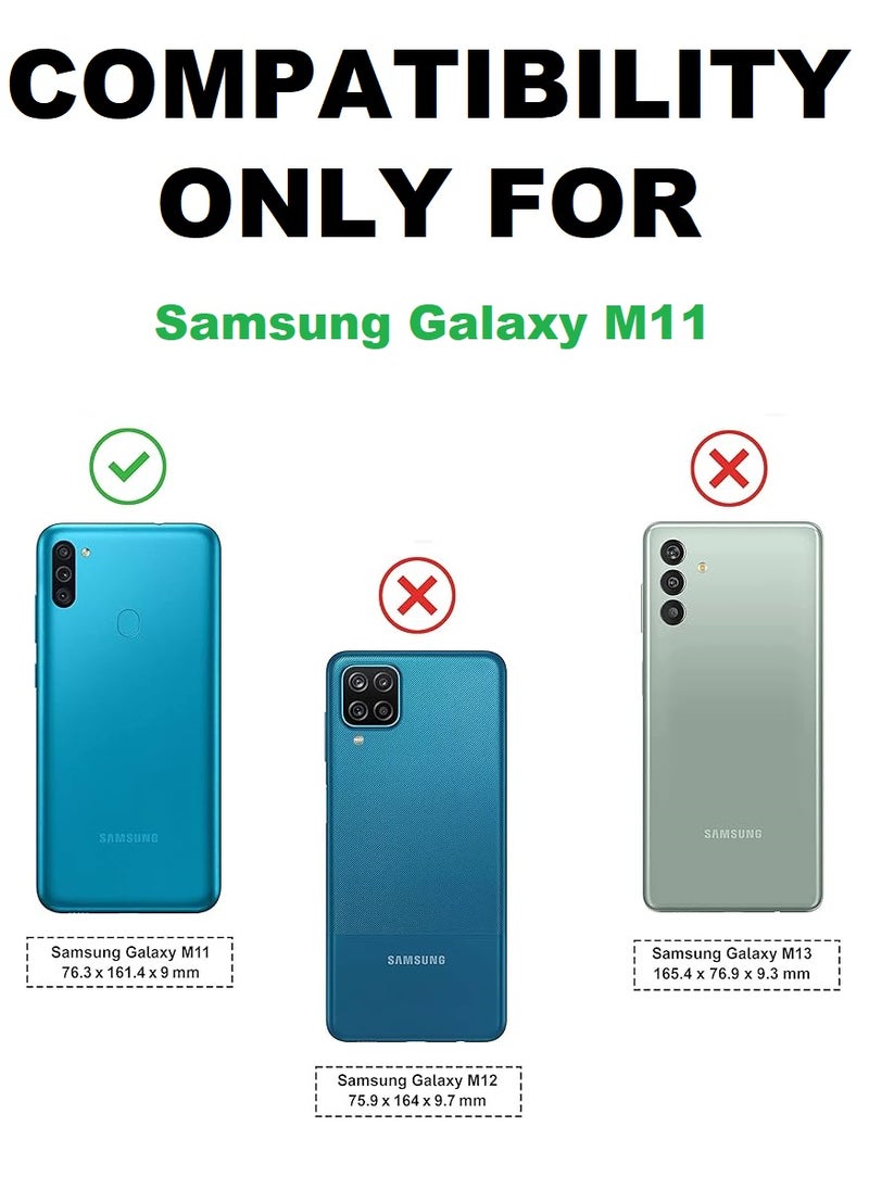 Super 2 Pieces Tempered Glass Screen Protector Clear Designed For Samsung Galaxy M11 Full Screen Coverage And Bubble Free - Image 3