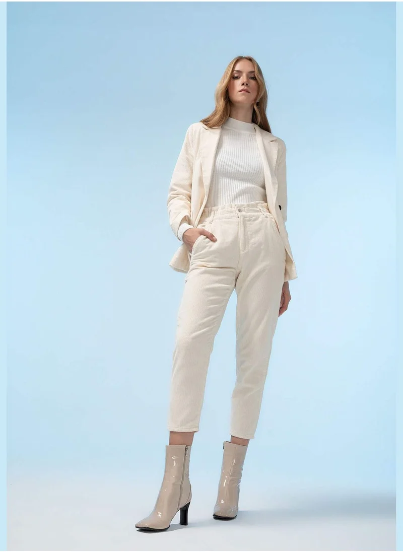 DeFacto Woman Paperbag Woven Trousers